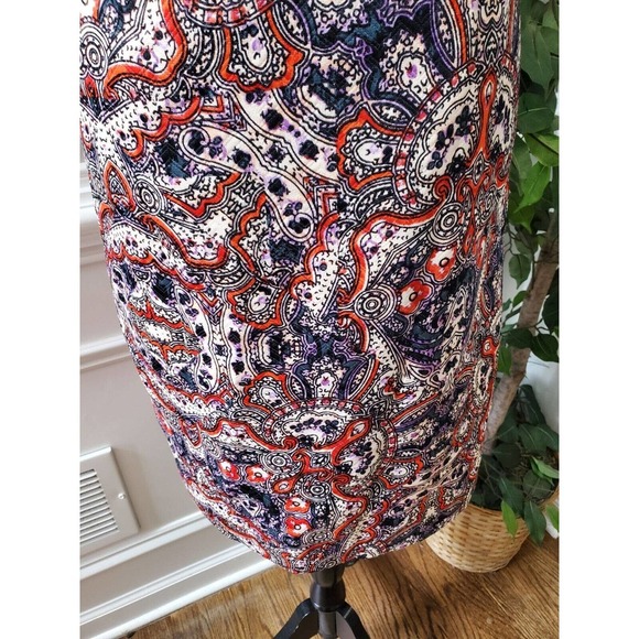 The Limited Women Multicolor Polyester Boat Neck Sleeveless Knee Length Dress 14 - Picture 4 of 12